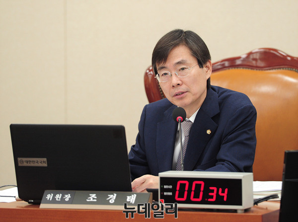 ▲ 새누리당 조경태 기획재정위원장 ⓒ 뉴데일리 공준표