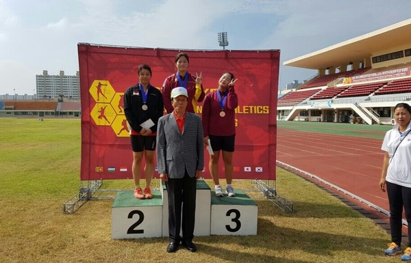 ▲ 중앙의 선수가 충북대 김유정.ⓒ충북대