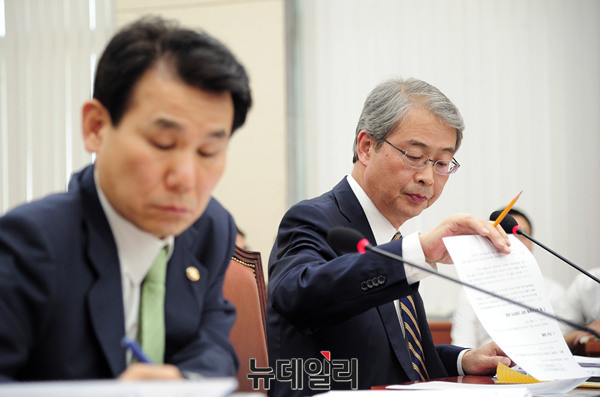 ▲ 질의하는 더불어민주당 김해영 의원(부산 연제구) ⓒ 뉴데일리 공준표