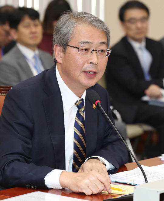 ▲ 임종룡 금융위원장이 6일 국회에서 열린 정무위원회 국정감사에서 질의에 답변하고 있다.ⓒ연합뉴스