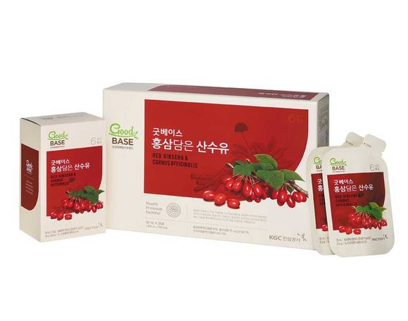 ▲ 굿베이스 홍삼담은 산수유. ⓒKGC인삼공사