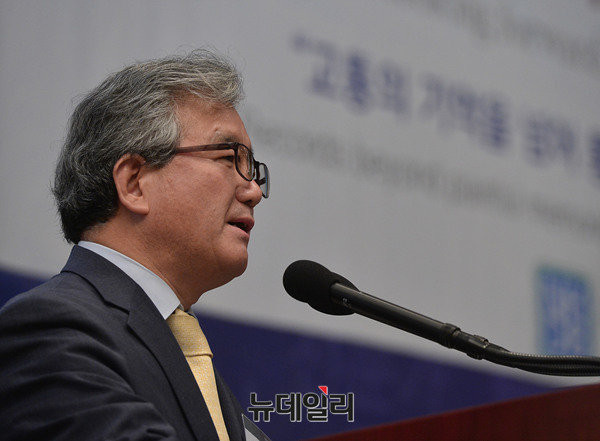 ▲ 손광주 남북하나재단 이사장. ⓒ뉴데일리 정상윤 기자