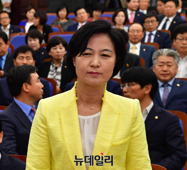 ▲ 더불어민주당 추미애 대표.ⓒ뉴데일리 이종현 기자