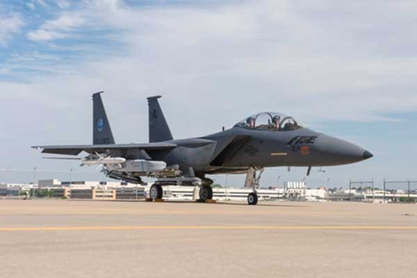 ▲ 한국 공군 F-15K에 타우러스 KEPD-350K 미사일을 장착한 모습. 곧 보게될 것이다. ⓒ뉴데일리 DB