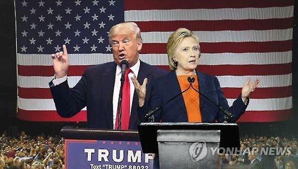 ▲ 오는 11월 8일(현지시간) 美대선에 북한 주민들, 특히 공공기관에 근무하는 사람들이 관심을 많이 갖고 있다고, 최근 방북한 일본 언론인이 전했다. ⓒ연합뉴스. 무단전재 및 재배포 금지.