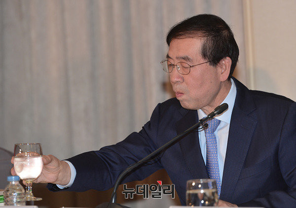 ▲ 박원순 서울시장. ⓒ뉴데일리 정상윤 기자