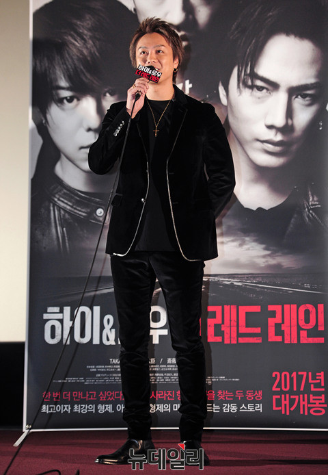 ▲ 왼쪽부터 타카히로, 토사카 히로오미 ⓒ 뉴데일리 공준표