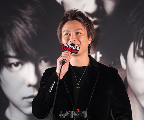 ▲ 왼쪽부터 타카히로, 토사카 히로오미 ⓒ 뉴데일리 공준표