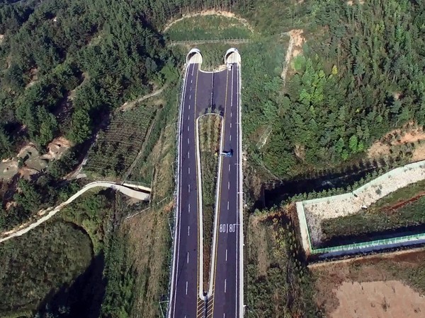 ▲ 영동군 황간면 마산터널 전경.ⓒ대전국토관리청