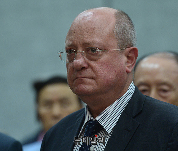 ▲ Todor Aleksandrov Tanev 불가리아 소피아대학교 정치학과 교수. ⓒ뉴데일리 정상윤 기자