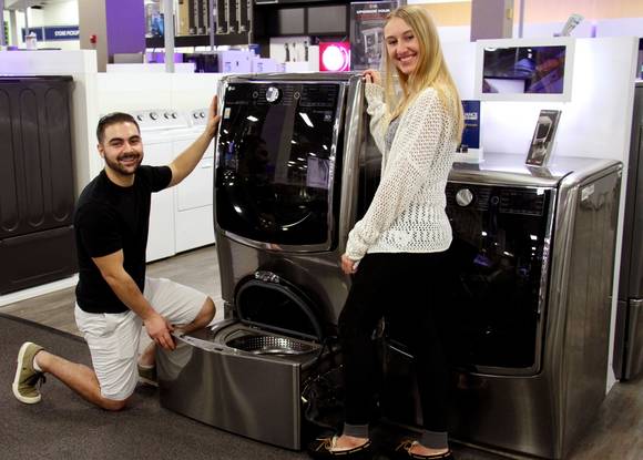 ▲ LG 드럼세탁기가 올 3분기 미국시장에서 누적판매 1위에 올랐다. ⓒLG전자