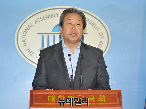 ▲ 새누리당 김무성 전 대표. 그는 그간 줄곧 개헌을 해야 한다고 말해왔다. ⓒ뉴데일리 공준표 기자