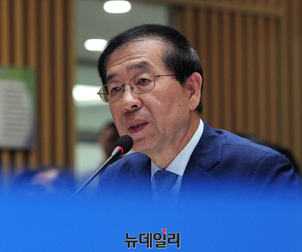 ▲ 박원순 서울시장. ⓒ뉴데일리 공준표 기자