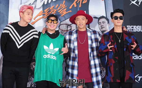 ▲ 왼쪽부터 안희욱, 정진운, 산이, 주석, 하하, 현주엽 ⓒ 뉴데일리 공준표