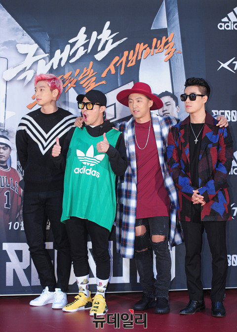 ▲ 왼쪽부터 안희욱, 정진운, 산이, 주석, 하하, 현주엽 ⓒ 뉴데일리 공준표