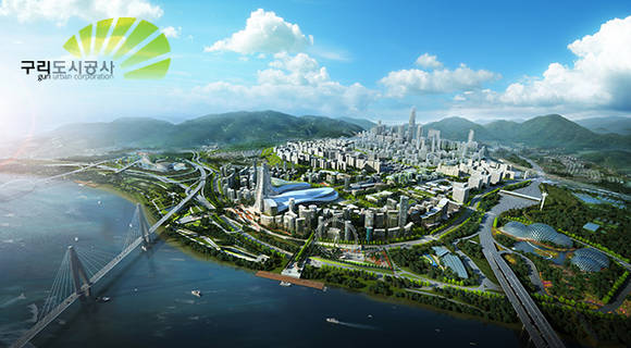▲ 10여년간 끌어온 '구리월드디자인시티' 사업이 또 다시 위기에 몰렸다. 이미지는 '구리 월드디자인시티' 조감도. ⓒ구리도시공사