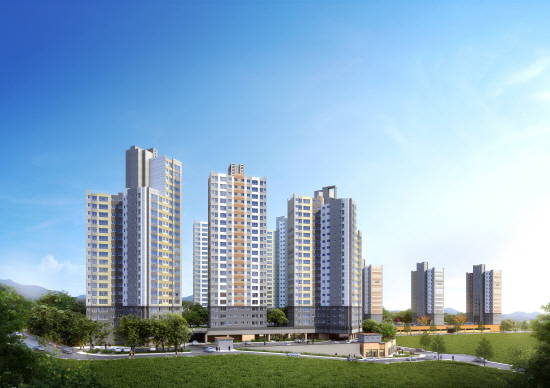 ▲ 서산 동문 꿈에그린 투시도. ⓒ 한화건설