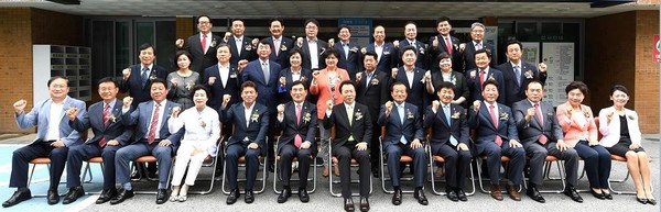 ▲ 충북 청주시의회 의원들.ⓒ청주시의회