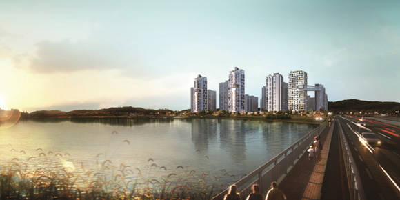 ▲ 캐슬앤파밀리에 디아트 투시도.ⓒ롯데·신동아건설