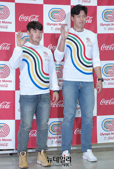 ▲ 왼쪽부터 장기건, 석영진 선수 ⓒ 뉴데일리 공준표