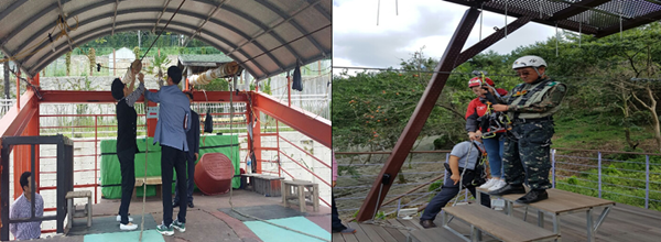 ▲ 하강레포츠시설 안전모니터링 현장사진. ⓒ국민안전처