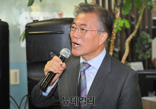 ▲ 더불어민주당  문재인 전 대표.ⓒ뉴데일리 이종현 기자