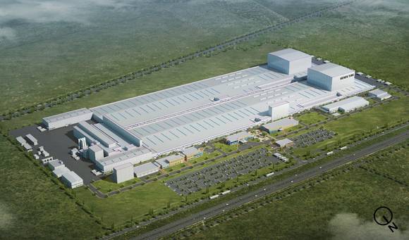 ▲ 삼성엔지니어링이 수주한 넥센타이어 체코 공장 조감도. ⓒ삼성엔지니어링