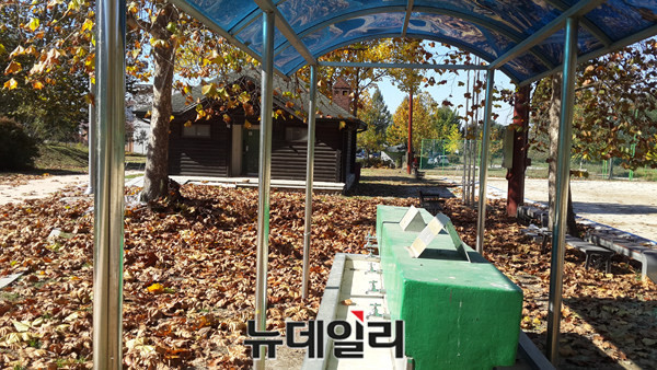 ▲ 충북 청주시 성무체육공원 급수시설.ⓒ김종혁 기자