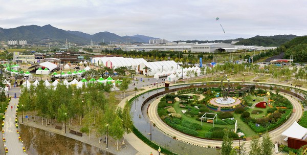 ▲ 내년 제천국제한방바이오엑스포가 열릴 제천엑스포공원 모습.ⓒ제천시