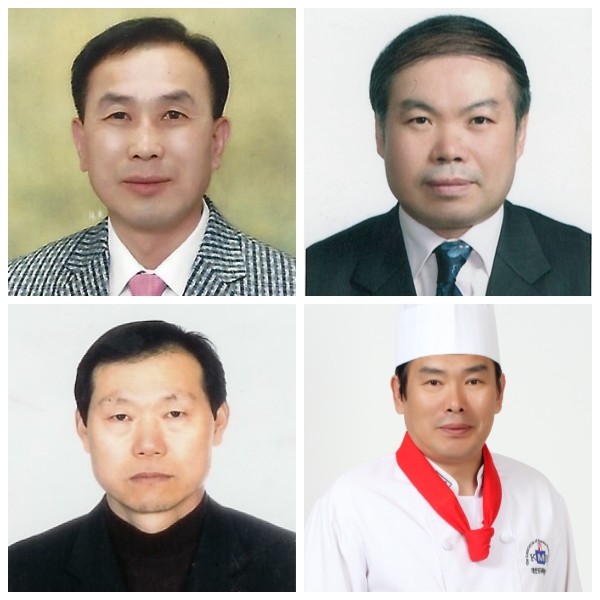 ▲ 충북도 올해의 명장으로 선정된 중기계정비 심태섭, 패션디자인 윤붕구, 제과제빵 이종화, 목칠공예 박근영씨(시계방향).ⓒ충북도