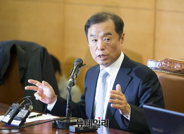 ▲ 김병준 신임 총리 내정자. ⓒ뉴데일리 정상윤 기자