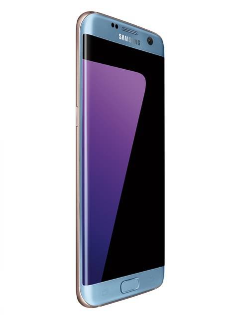 ▲ 갤럭시S7엣지 블루코랄. ⓒ삼성전자
