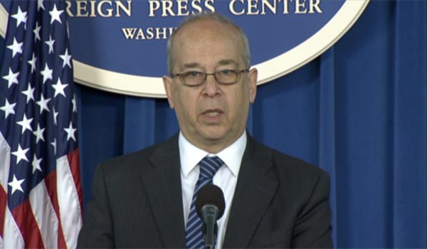 ▲ 대니얼 러셀 美국무부 차관보는 워싱턴 외신기자클럽에서 회견을 갖고 "사드 한국 배치는 예정대로 이뤄질 것"이라고 밝혔다고 한다. ⓒ美VOA 관련기사 화면캡쳐