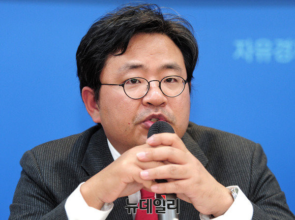 ▲ 전동욱 자유와통일을향한변호사연대 변호사. ⓒ뉴데일리 공준표 기자