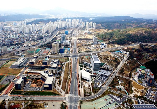 ▲ 울산 중구 혁신도시 전경.ⓒ울산시 제공