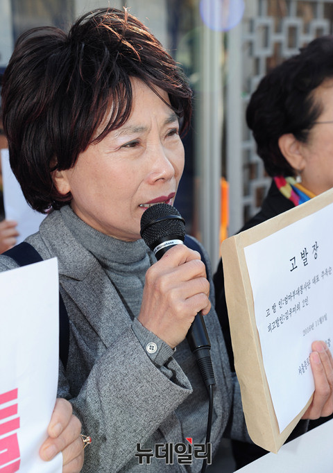 ▲ 엄마부대봉사단 주옥순 대표 ⓒ 뉴데일리 공준표