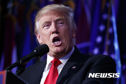▲ 도날드 트럼프 미국 대통령 당선인. ⓒ뉴시스