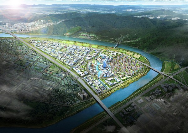 ▲ 금호워터폴리스 조감도.ⓒ대구시 제공