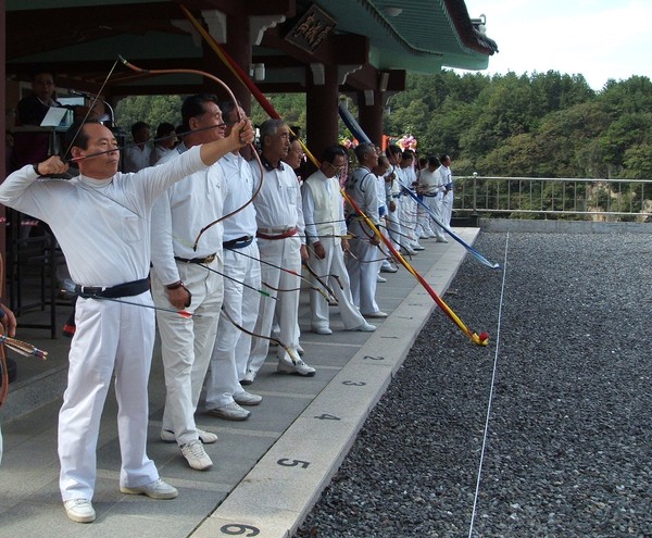 ▲ 예전 성왕기 궁도대회 장면.ⓒ옥천군