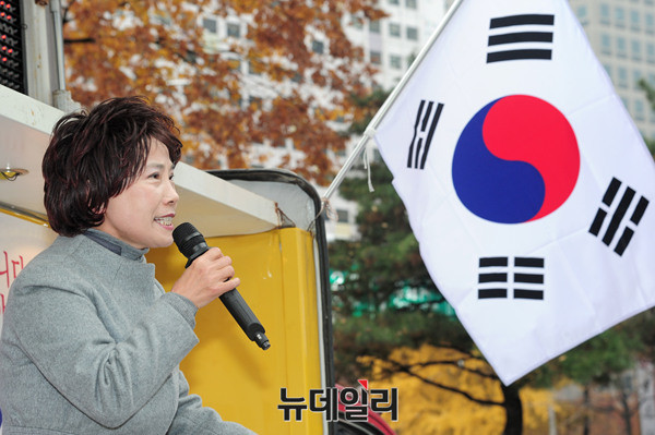 ▲ 엄마부대봉사단 주옥순 대표 ⓒ 뉴데일리 공준표