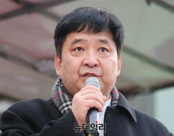 ▲ 정광용 '박근혜를 사랑하는 모임' 대표 ⓒ 뉴데일리 공준표