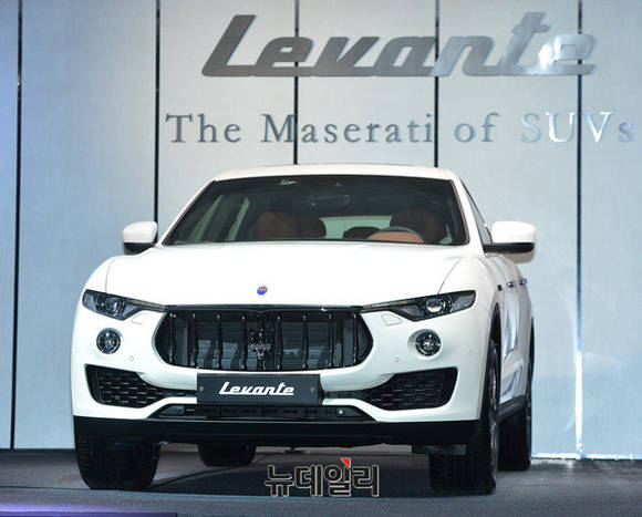 ▲ 마세라티의 SUV '르반떼'.ⓒ정상윤 기자