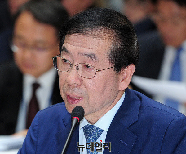 ▲ 박원순 서울시장. ⓒ뉴데일리 공준표 기자