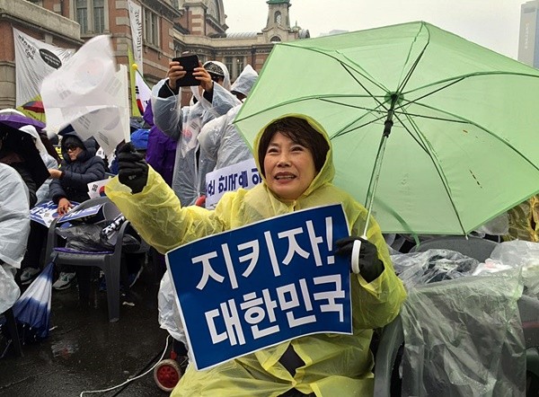 ▲ 주옥순 엄마부대봉사단 대표. ⓒ뉴데일리 강유화 기자