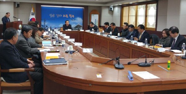 ▲ 충북 청주시 옥화자연휴양림의 명품화 개선을 위한 용역 보고회가 28일 시청에서 열렸다.ⓒ청주시