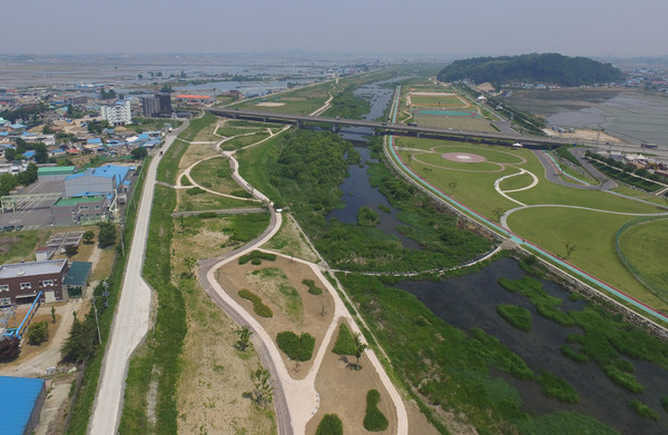 ▲ 충남 예산지구 상류.ⓒ대전국토청