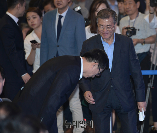 ▲ 문재인 전 더불어민주당 대표.ⓒ뉴데일리