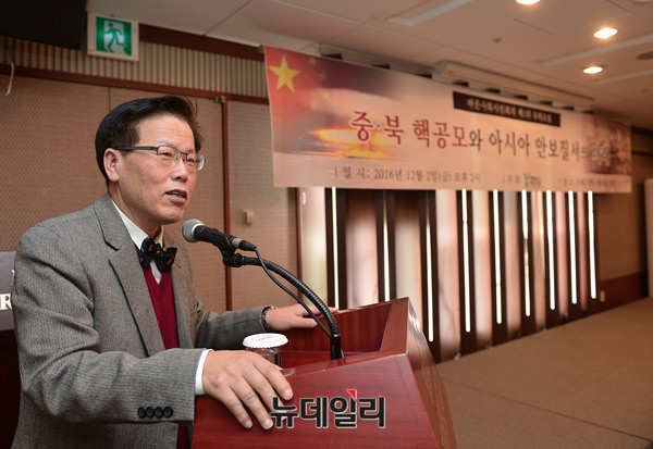 ▲ 개회사하는 이영조 공동대표 ⓒ 뉴데일리 정상윤