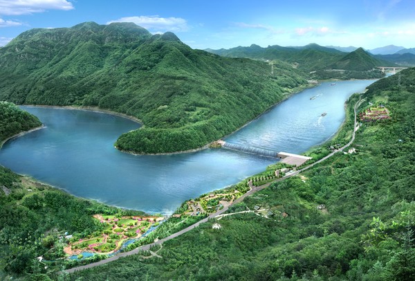 ▲ 단양수중보 조감도.ⓒ한국수자원공사