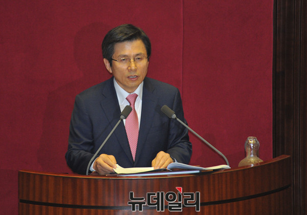 ▲ 공직선거법 제35조 1항에 따라 대통령 선거일을 지정하게 될 황교안 국무총리. 하지만 재량은 거의 없다. ⓒ뉴데일리 이종현 기자